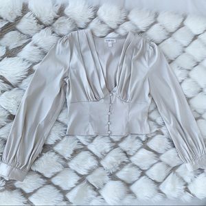 silk sexy-classy crop top